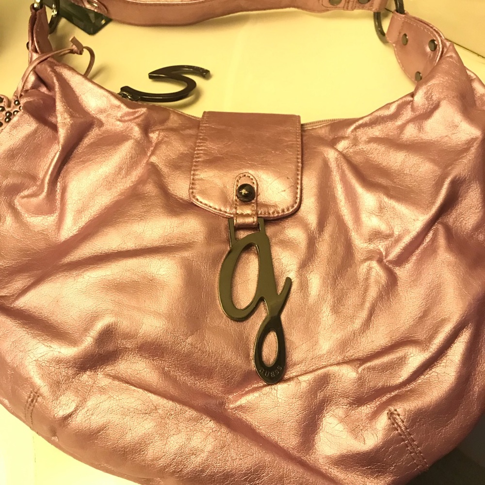 Pink Guess Hobo Purse